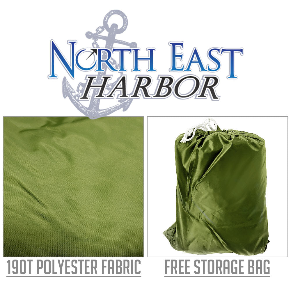 Deluxe 190T Riding Lawn Mower Tractor Storage Cover Fits Decks up to 54" - Green
