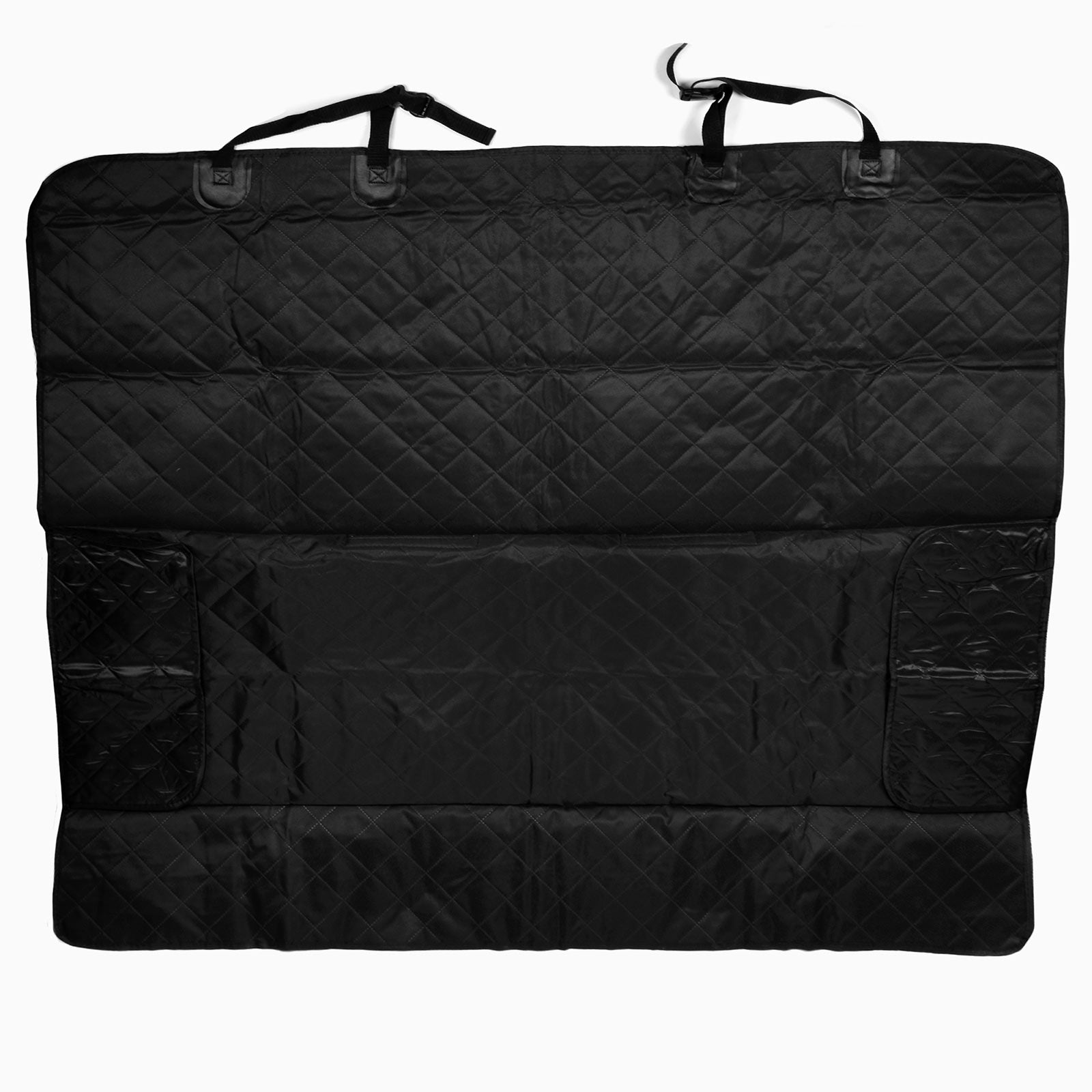 Universal Car Bench Seat Cover Protector for Pets- Waterproof, Non-Slip, Durable, Washable - Fits Cars, Trucks, SUVs- Black- 49"L x 56"W