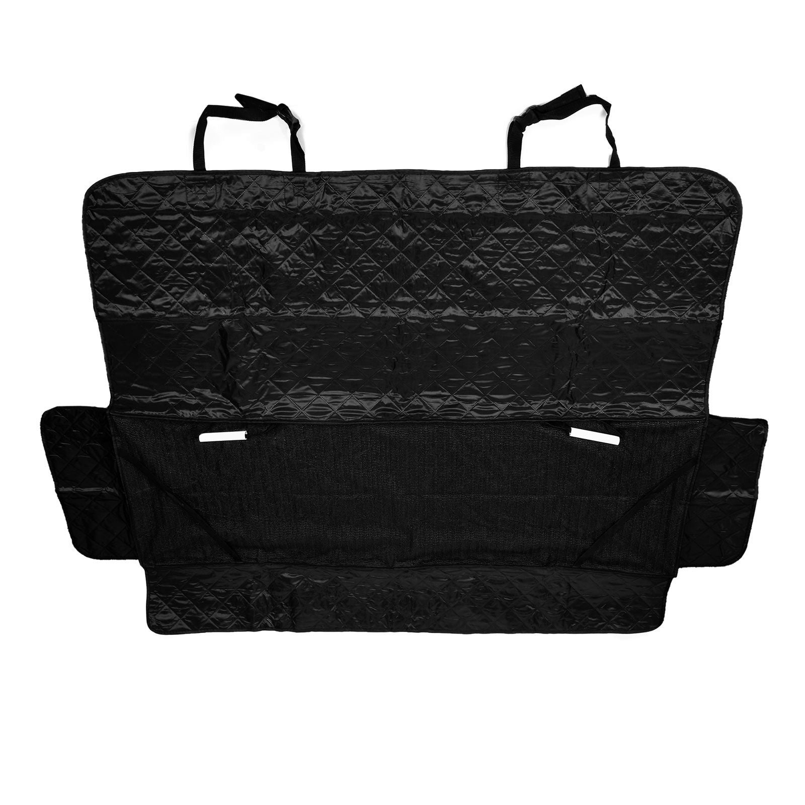 Universal Car Bench Seat Cover Protector for Pets- Waterproof, Non-Slip, Durable, Washable - Fits Cars, Trucks, SUVs- Black- 49"L x 56"W