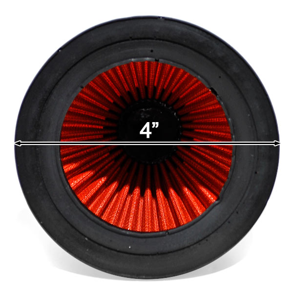 Red Cone Air Filter (for Spike Intake Air Cleaner Filter Kits)