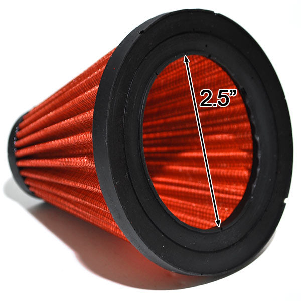 Red Cone Air Filter (for Spike Intake Air Cleaner Filter Kits)