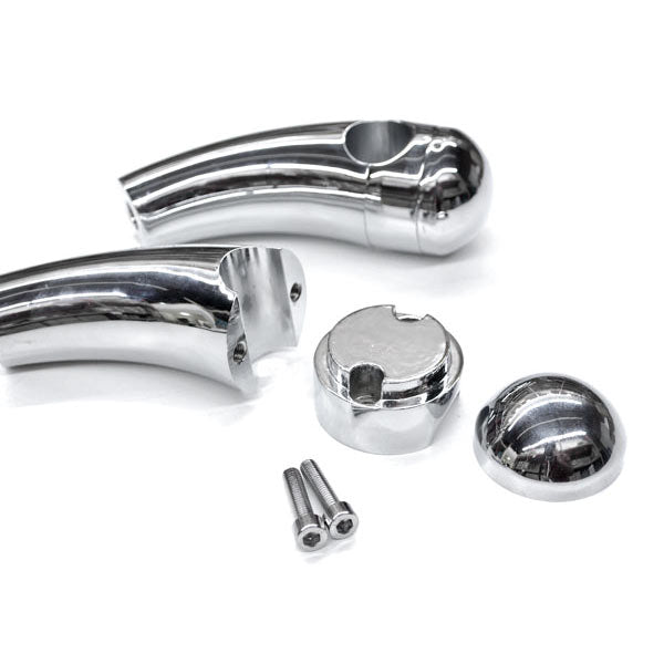 Custom Chrome Motorcycle 3.5" Billet Handlebar Risers (1" bar)