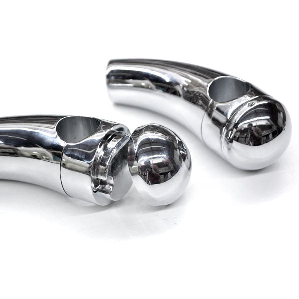 Custom Chrome Motorcycle 3.5" Billet Handlebar Risers (1" bar)