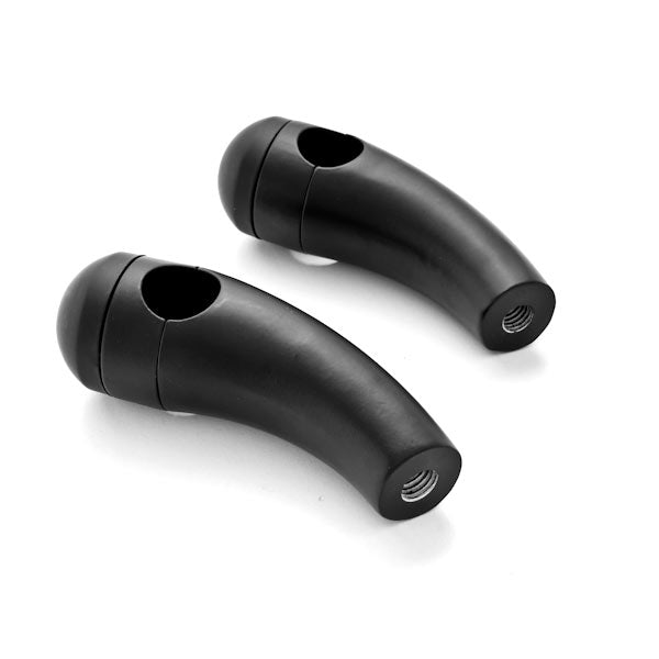 3.5" Black Motorcycle Handlebar Pullback Risers (1" Bar)