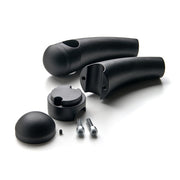 4.5" Black Motorcycle Handlebar Pullback Risers (1" Bar)