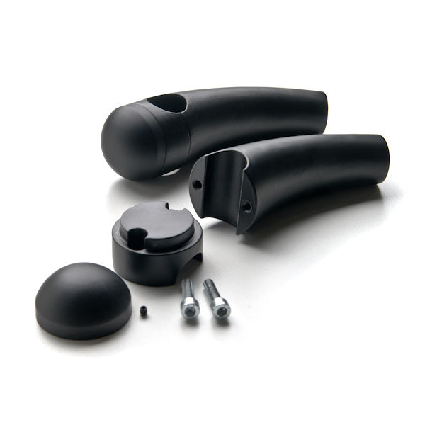 4.5" Black Motorcycle Handlebar Pullback Risers (1" Bar)
