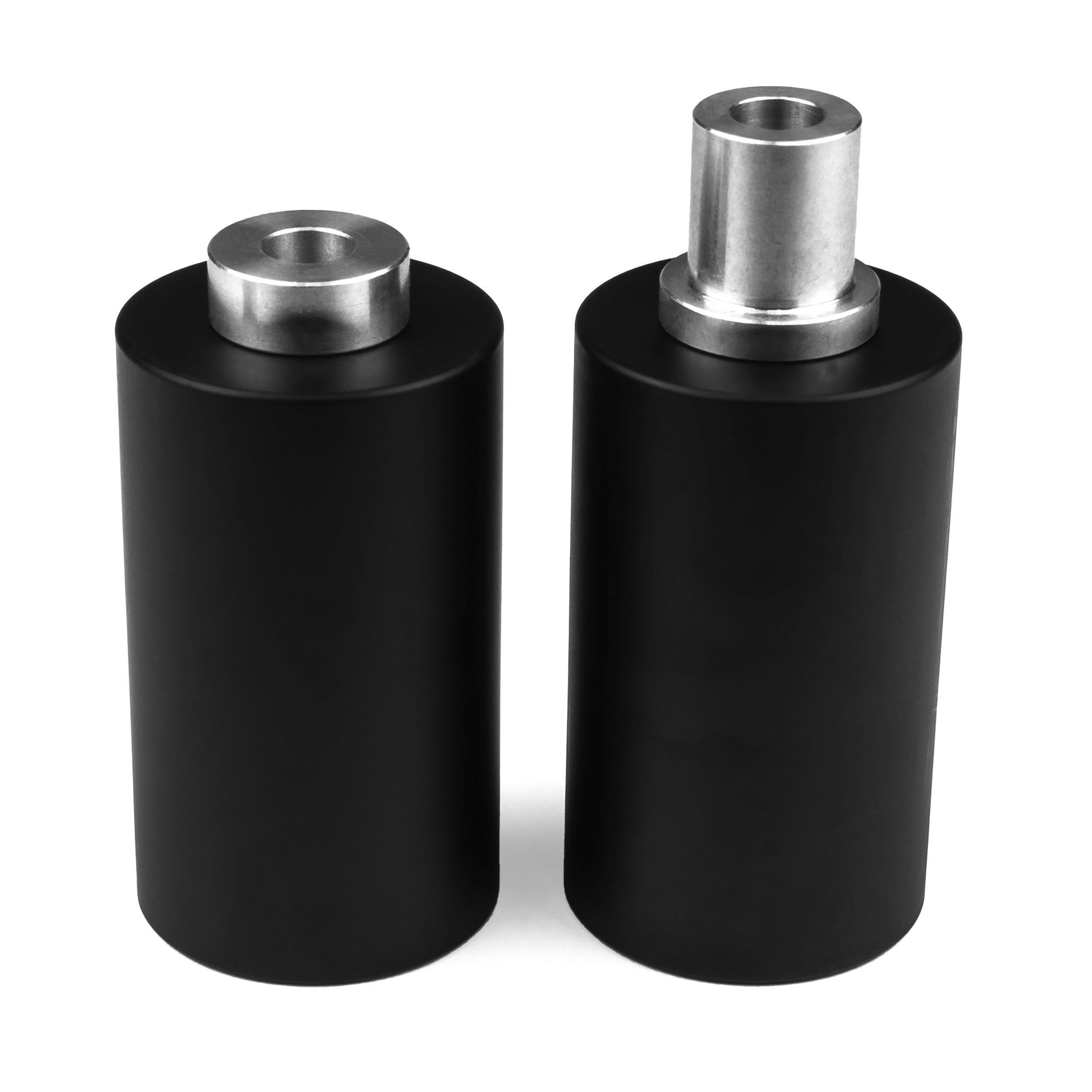 Yamaha YZF R6 R6S No Cut Black Frame Sliders (2003-2009)