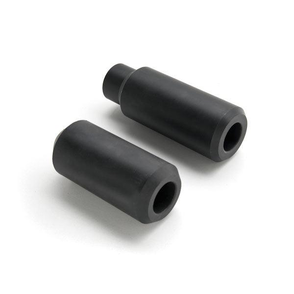 Kawasaki ZX-6R / ZX-6RR / 636 No Cut Black Frame Sliders (2005-2006)