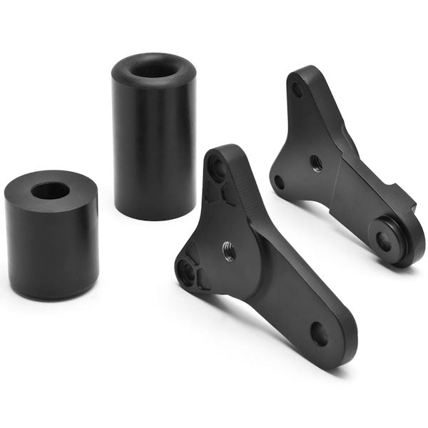 No Cut Frame Slider Crash Protector Suzuki GSXR 600 750 GSX-R Black 2011-2015