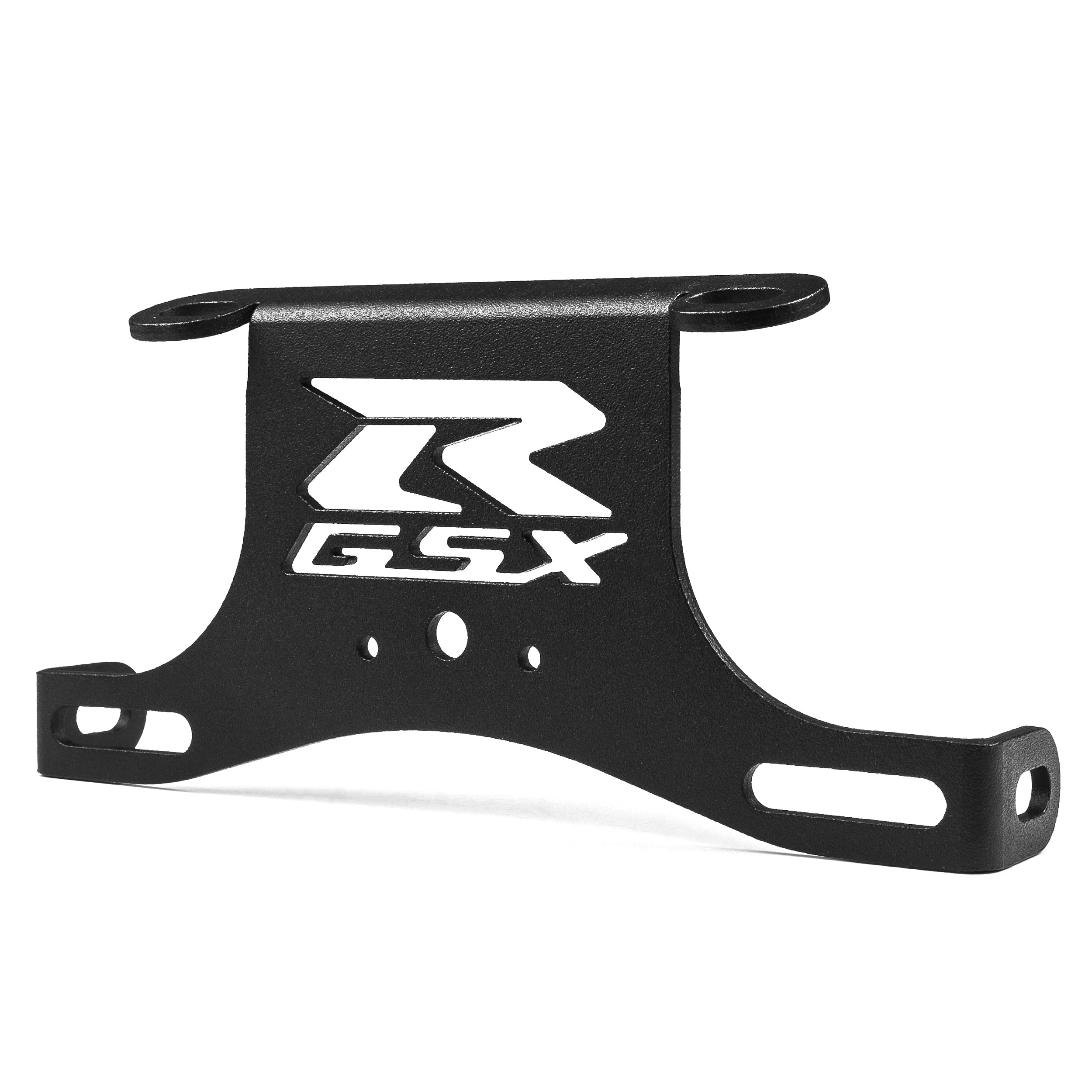 Suzuki GSXR 600 / 750 Fender Eliminator Black Logo Plate Holder (2006-2010)