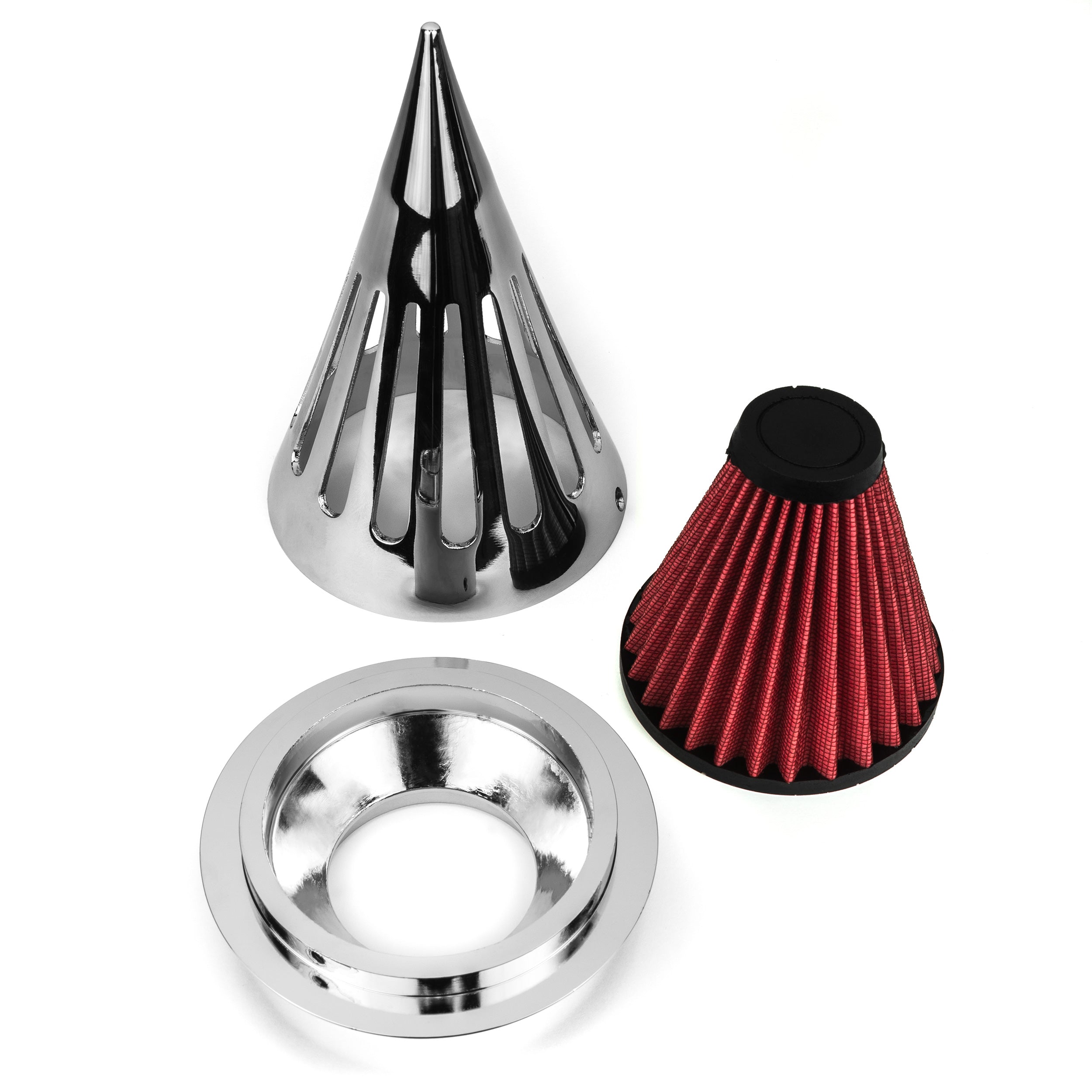 Spike Intake Air Cleaner Filter Kit for Harley Davidson Softail, Dyna, Touring, Rocker and More! (2001-2009)