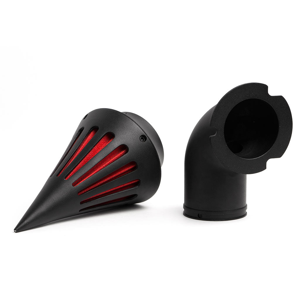Black Spike Air Cleaner Intake Filter For 2008-2012 Harley Davidson Dyna Touring