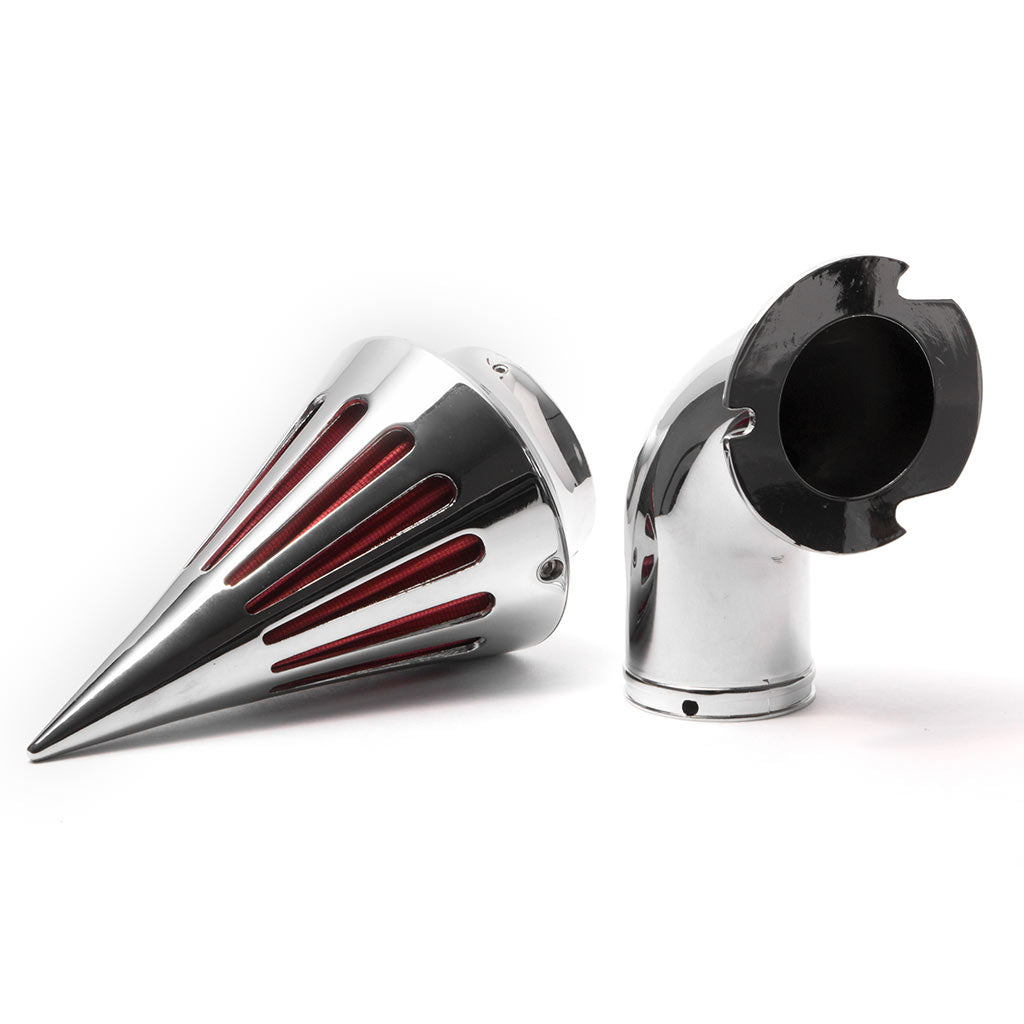 Chrome Spike Air Cleaner Intake Kit For 1991-2006 Harley Davidson XL Sportster