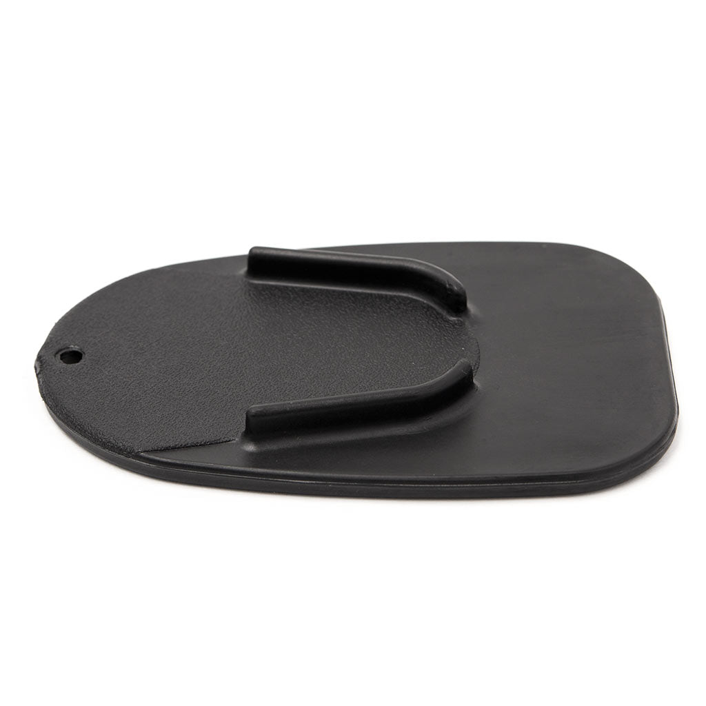Universal Motorcycle Kickstand Pad Plate Base Black Bike Side Stand Grip Support