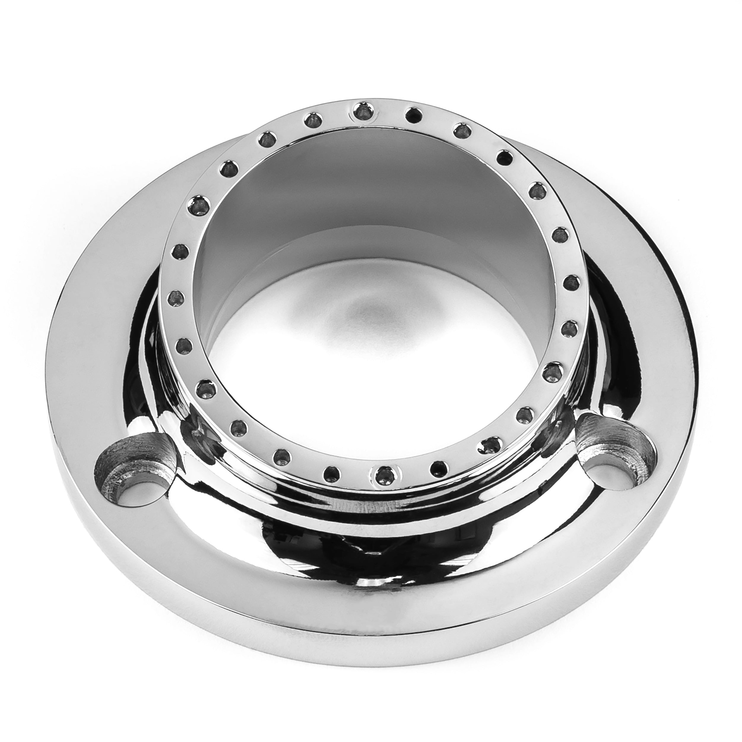 Yamaha ATV / UTV Exhaust Tip Muffler Power Outlet Polished Chrome - Bruin Grizzly Kodiak Rhino Wolverine and More! (2002-2011)