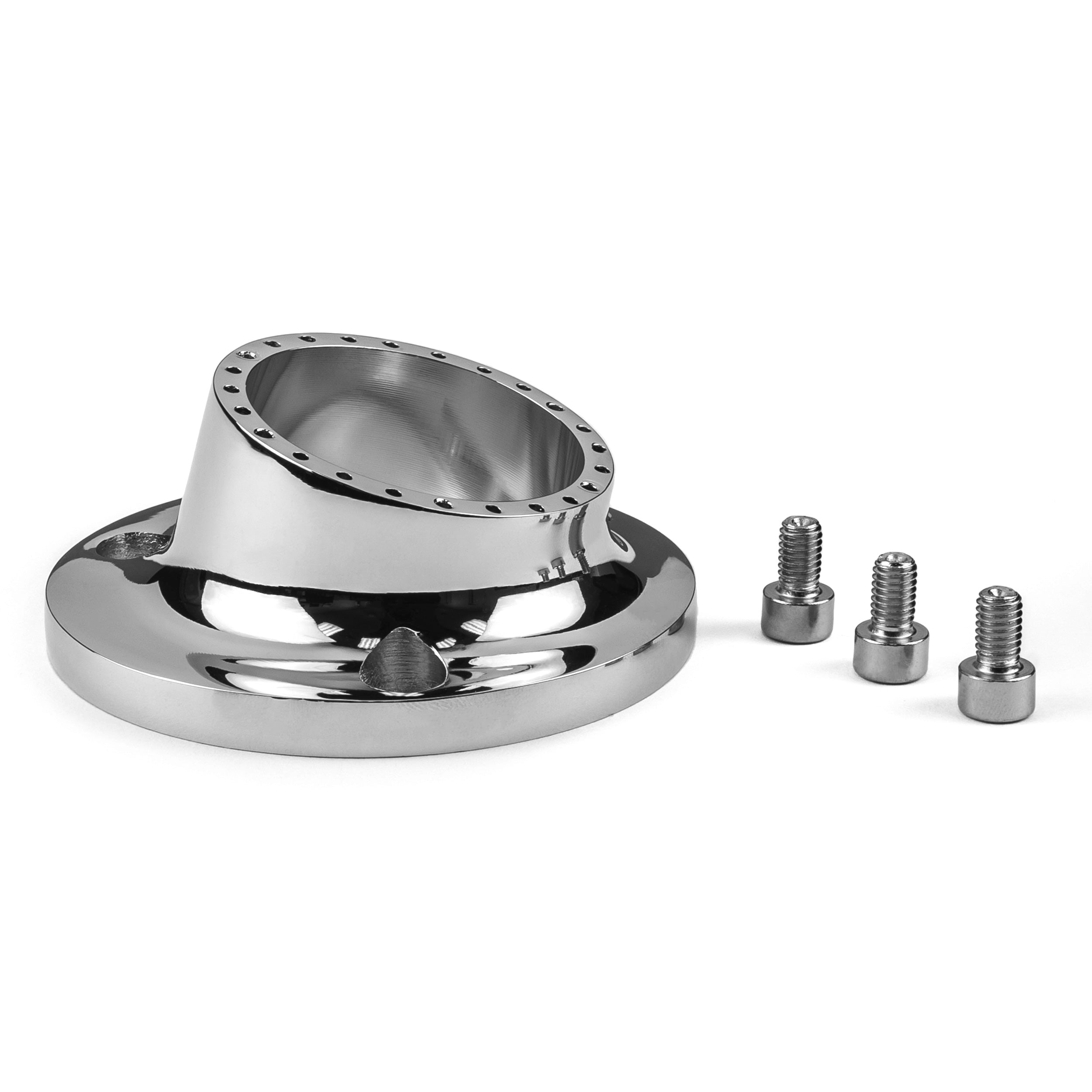 Yamaha ATV / UTV Exhaust Tip Muffler Power Outlet Polished Chrome - Bruin Grizzly Kodiak Rhino Wolverine and More! (2002-2011)