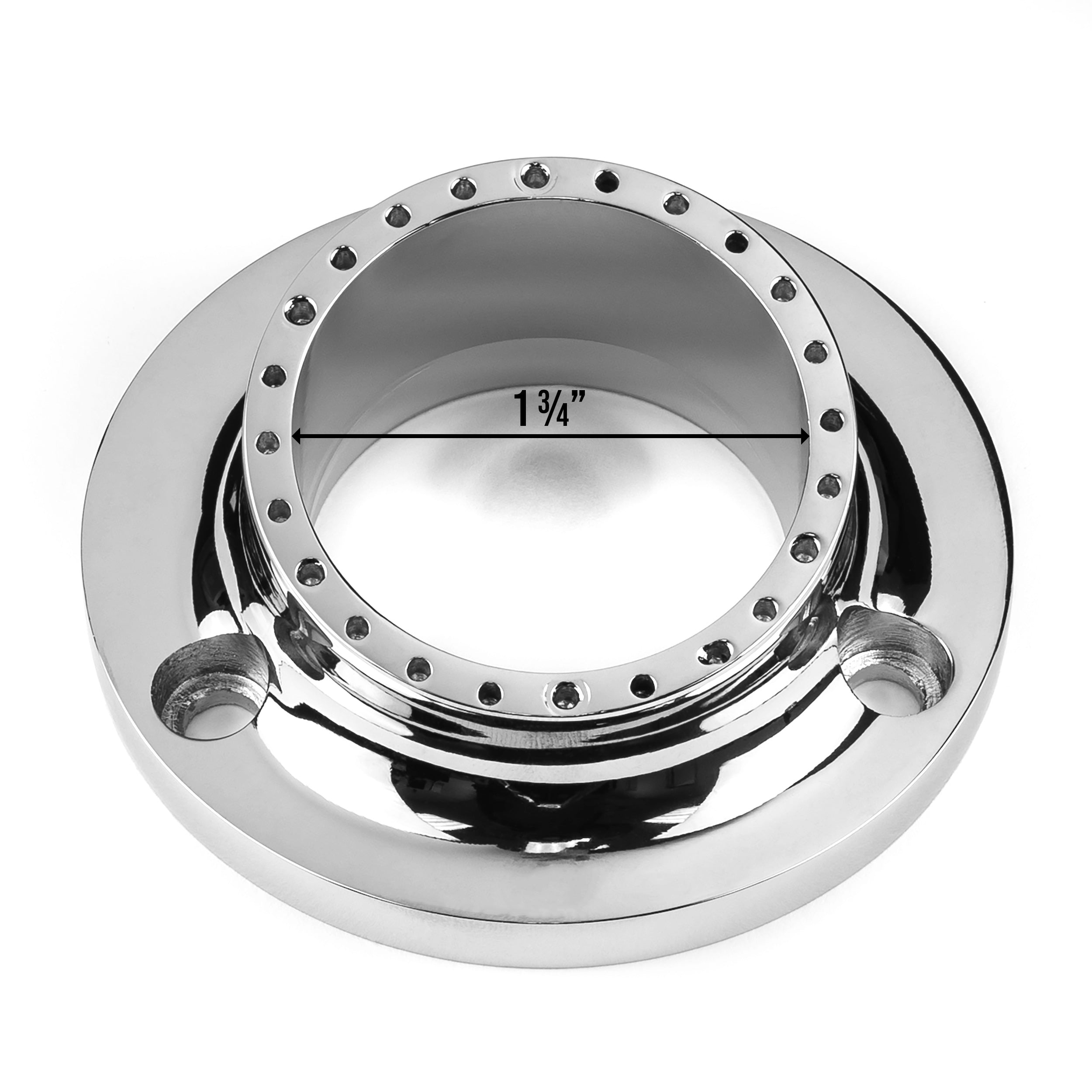 Yamaha ATV / UTV Exhaust Tip Muffler Power Outlet Polished Chrome - Bruin Grizzly Kodiak Rhino Wolverine and More! (2002-2011)