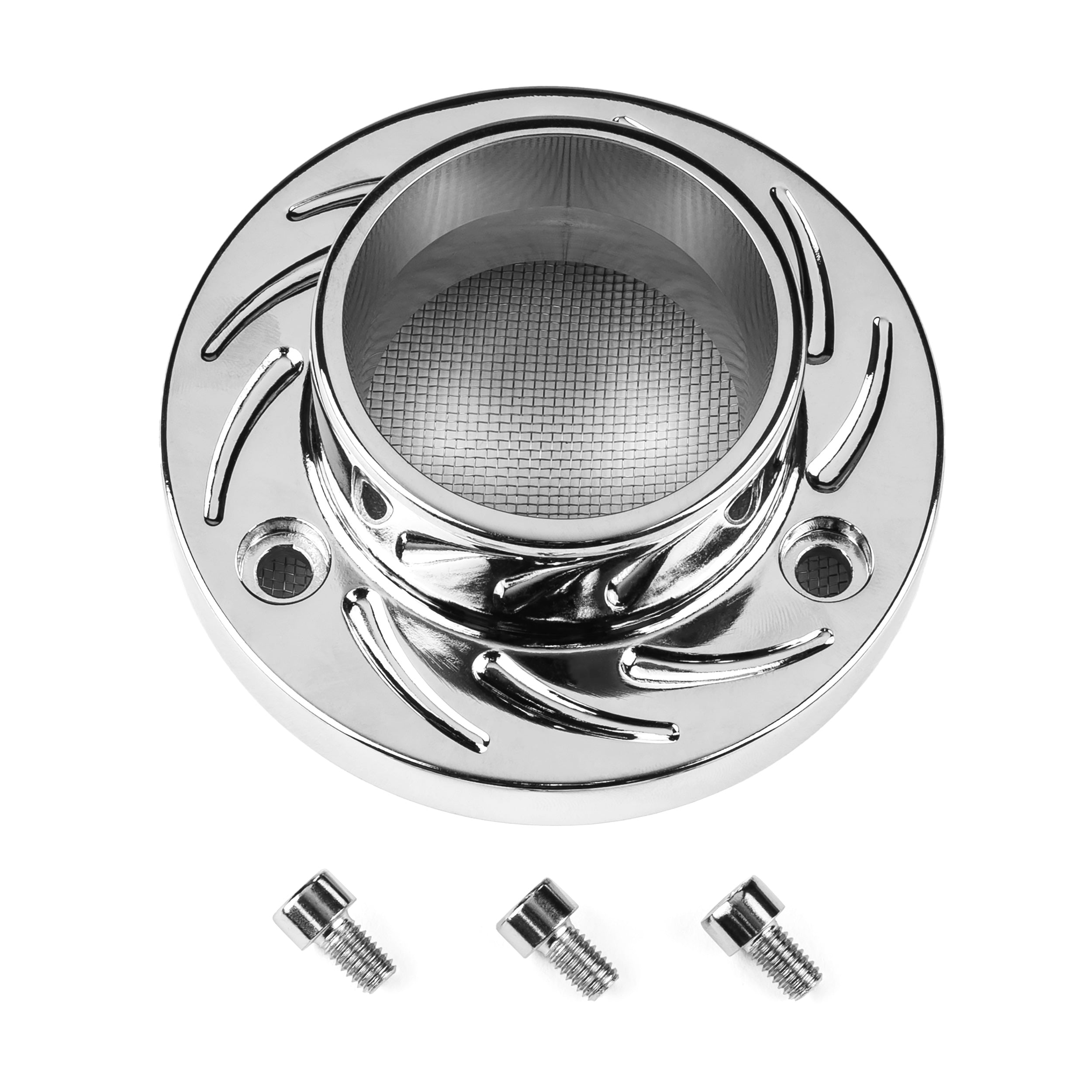 Artic Cat DVX400 / Kawasaki KFX400 / Suzuki LT-Z400 ATV Exhaust Tip Muffler Power Outlet Polished Chrome (All Years)