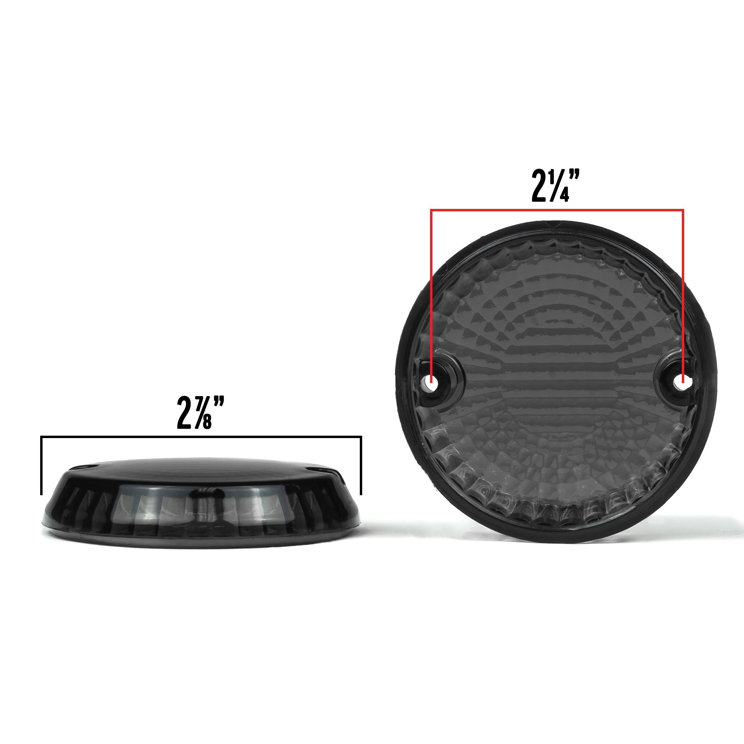 Kawasaki / Yamaha Smoke Turn Signal Lens - Vulcan Classic Nomad Warrior V-Star and More! (1985-2012)