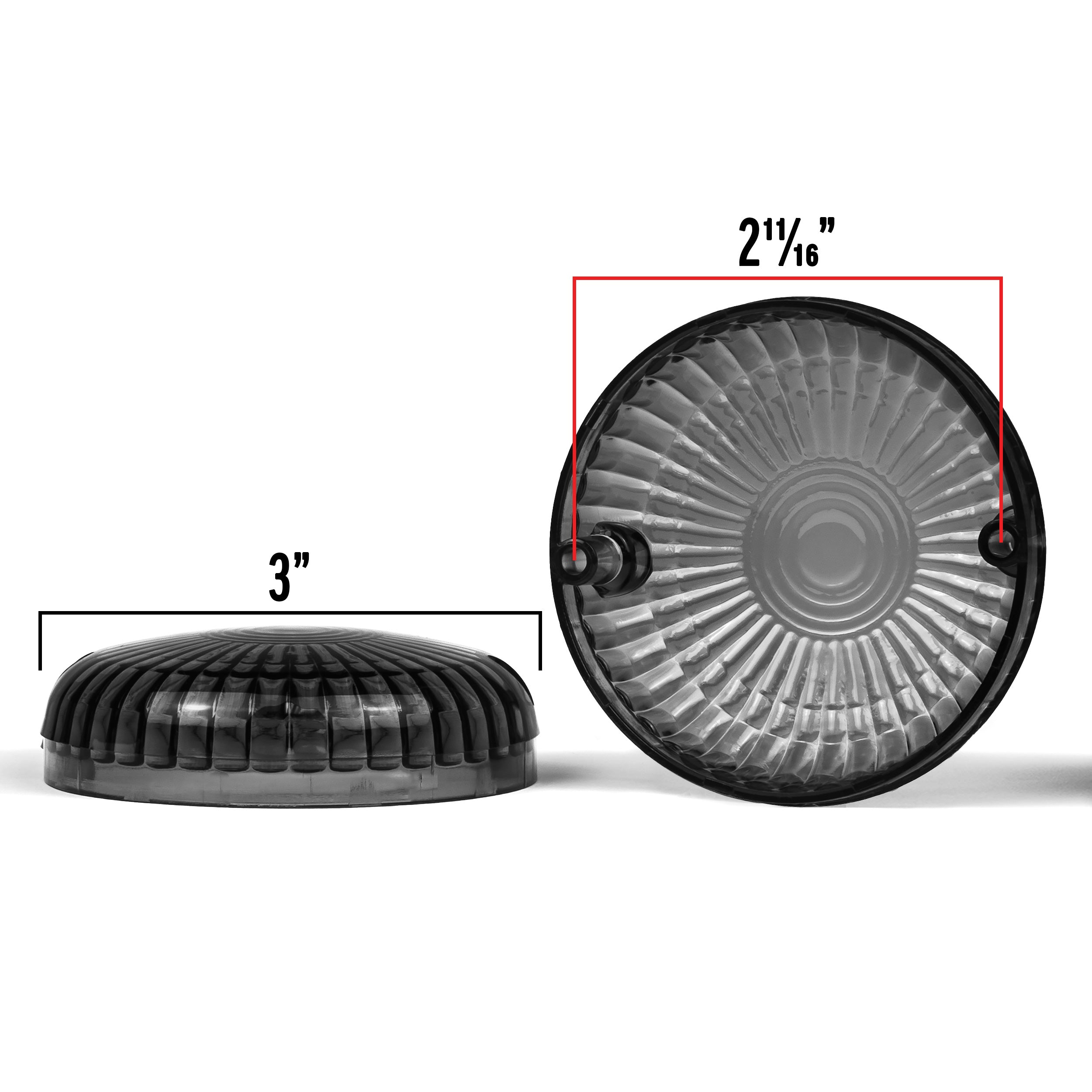 Yamaha Smoke Turn Signal Lens - V-Max V-Star Road Star 650 1100 Royal Star and More! (All Years)