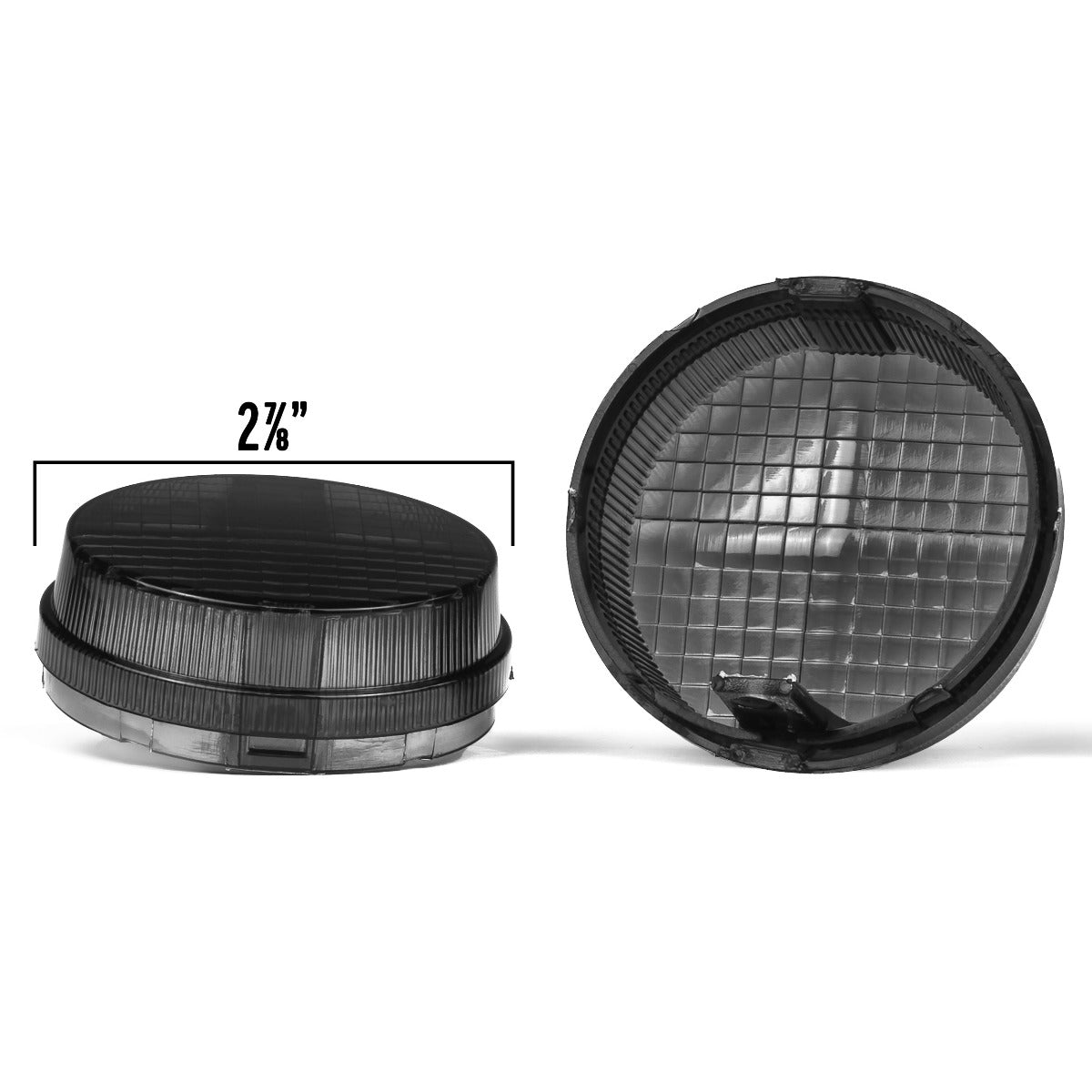 Honda / Kawasaki Smoke Turn Signal Lens - Vulcan 2000 1600 Classic Nomad Shadow Magna and More! (All Years)