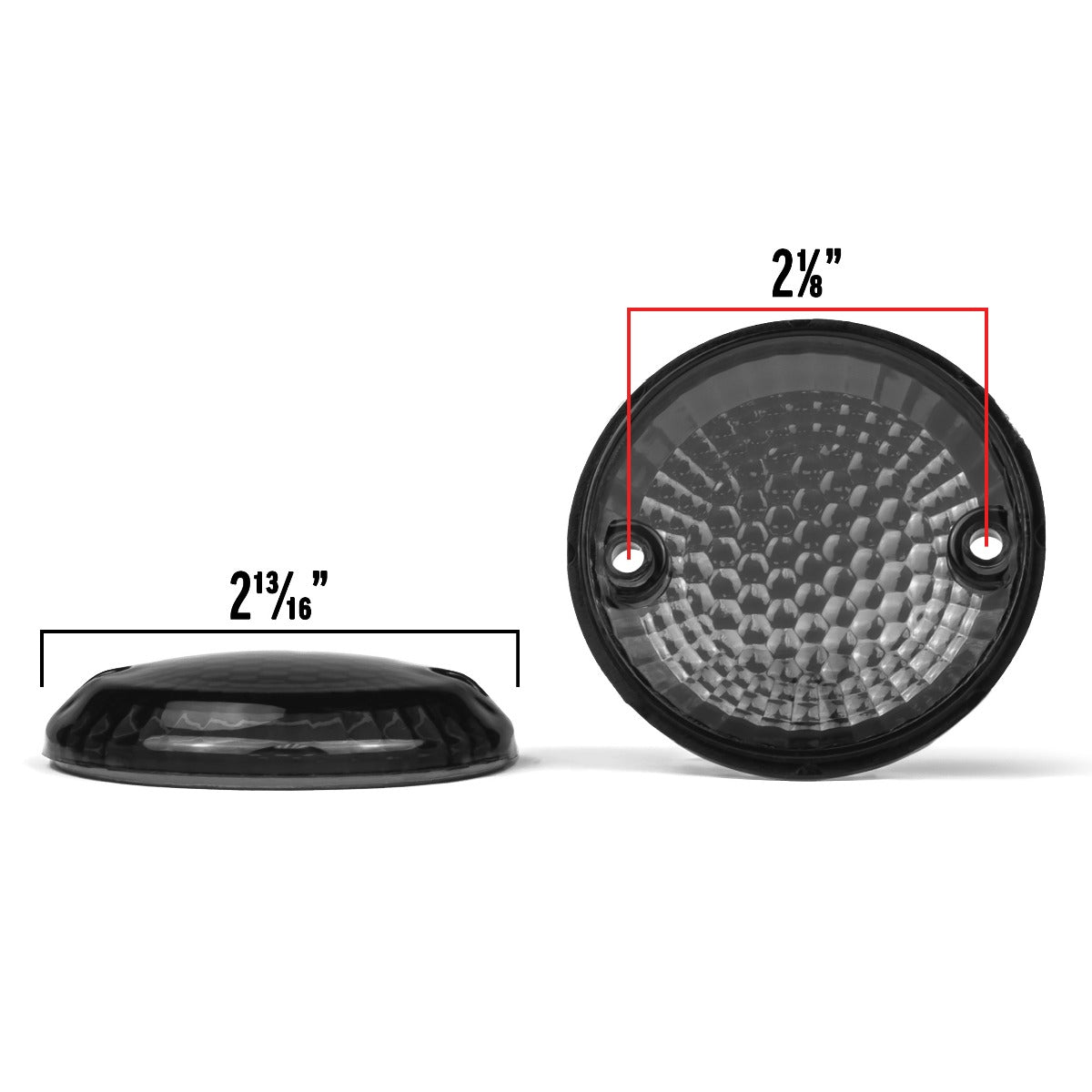 Suzuki Smoke Turn Signal Lens - Bandit Boulevard Savage Intruder Marauder and More! (1985-2003)