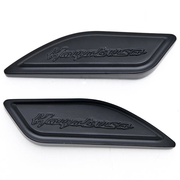 Black Gas Tank Pad Side Cover Cap for Suzuki Hayabusa Busa GSX1300R 1999-2014