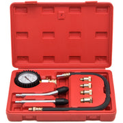 Engine Cylinder Compression Tester Gauge Kit Professional Mechanics Gas Engine