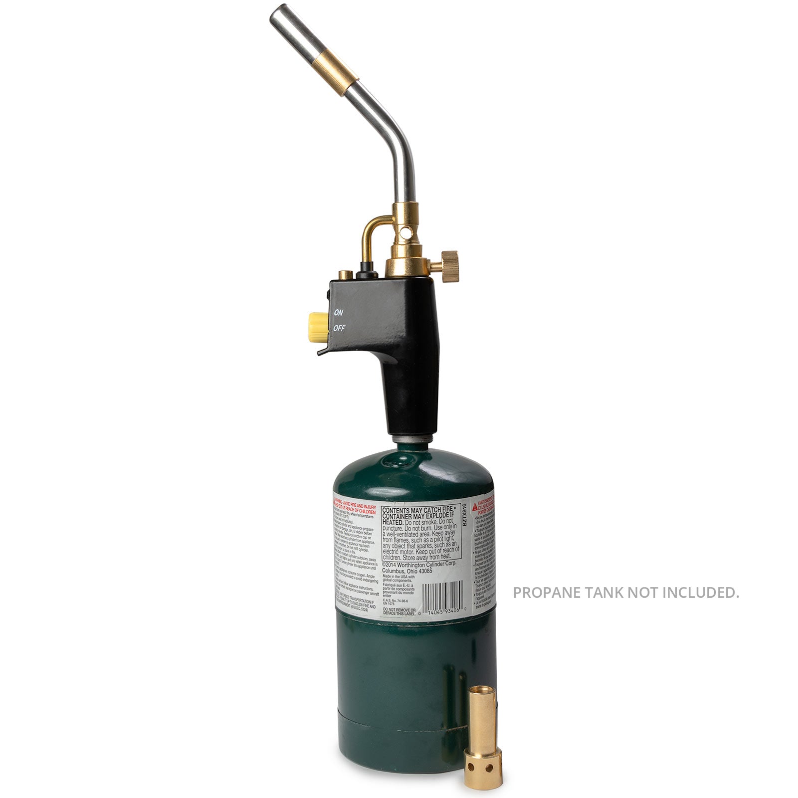 Biltek Dual Fuel Hand Torch Kit w/ 3 Nozzles, Air/MAPP & Propane, Welding Torch