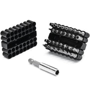 34pc Security Tamper Proof Torq Torx Hex Bit Set Includes 2-1/2" Magnetic Holder