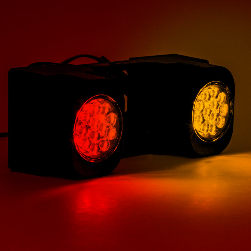 LED Hitch Light Brake Reverse Signal Light for Trucks Trailer SUV 2" Receiver