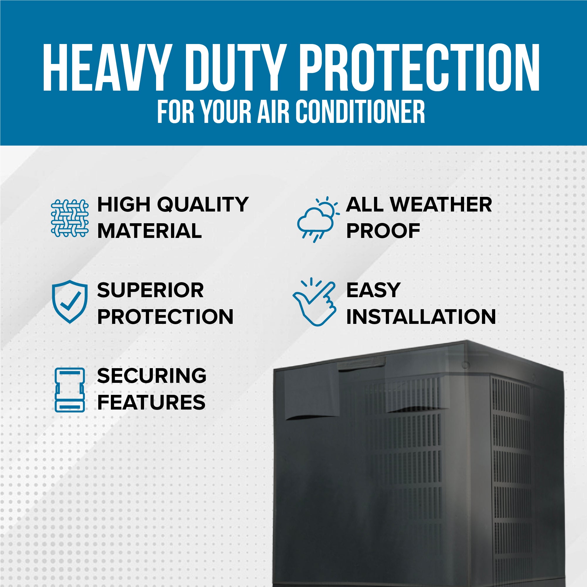 North East Harbor Air Conditioner Cover for Outside Units