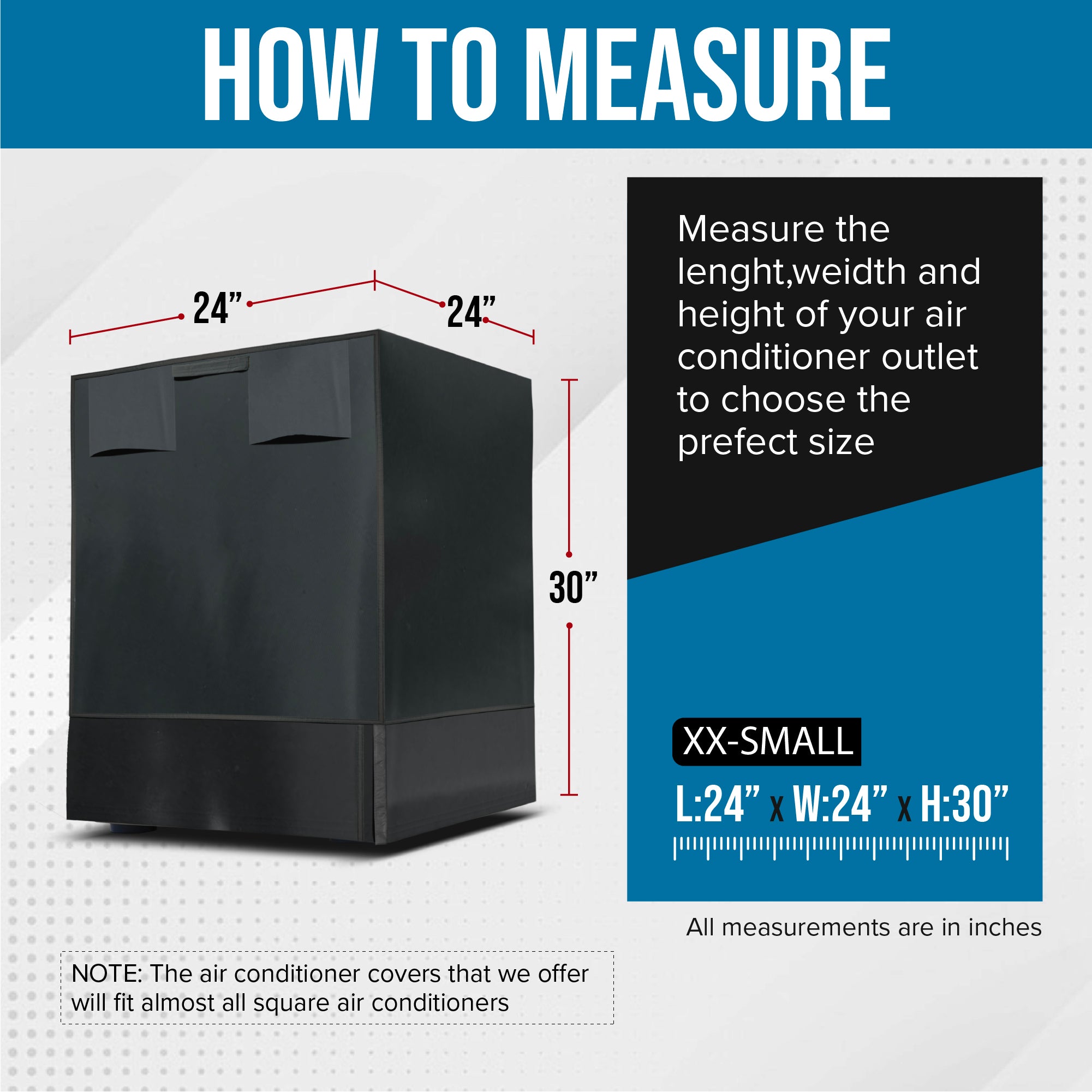 North East Harbor Air Conditioner Cover for Outside Units
