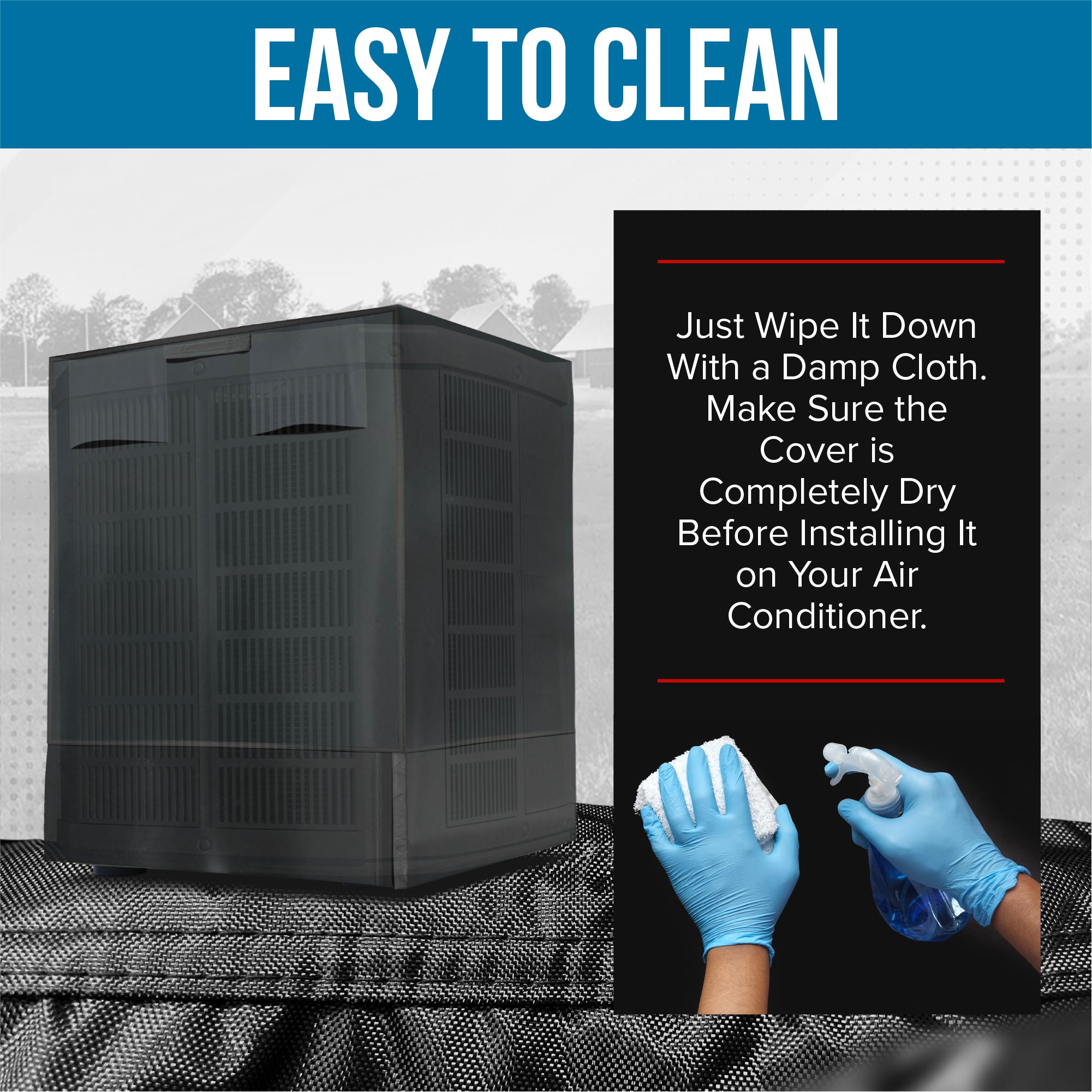 North East Harbor Air Conditioner Cover for Outside Units