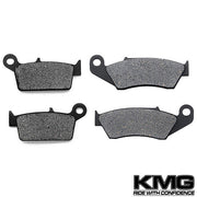 2003-2004 Kawasaki KLX 400 R Front + Rear Non-Metallic Organic NAO Brake Pads Set