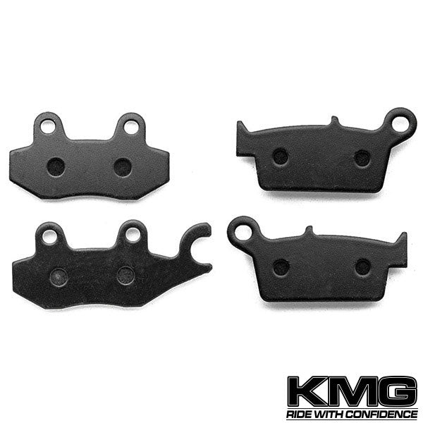 2009-2010 Kawasaki KLX 250 SF Supermotard Front + Rear Non-Metallic Organic NAO Brake Pads Set