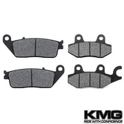 2006-2009 Daelim S2-250 Front + Rear Non-Metallic Organic NAO Brake Pads Set