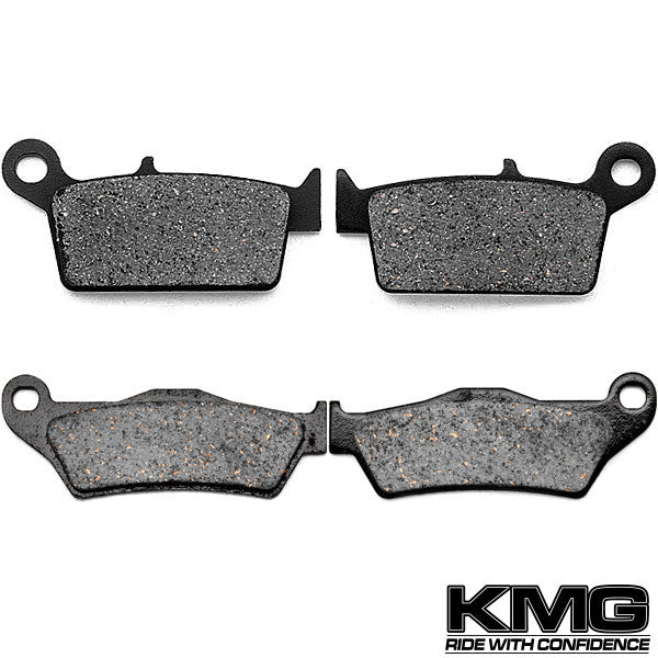 2002-2007 TM MX 250 F (4T) Front + Rear Non-Metallic Organic NAO Brake Pads