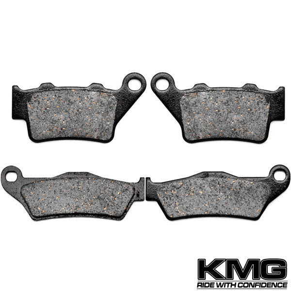 1995-2004 Husqvarna CR 250 Front + Rear Non-Metallic Organic NAO Brake Pads