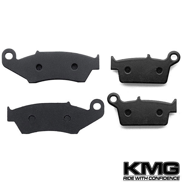 1993-2011 Honda XR 650 L Front + Rear Non-Metallic Organic NAO Brake Pads Set