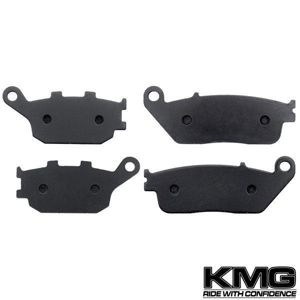 1997 Honda VT 1100 C2-2 Shadow 1100 Front + Rear Non-Metallic Organic NAO Brake Pads Set