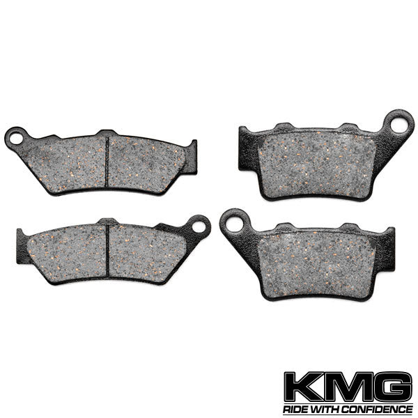 2007-2008 KTM 690 Rally Factory Rep Front + Rear Non-Metallic Organic NAO Brake Pads