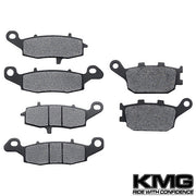 2002-2009 Suzuki DL 1000 V-Strom Front + Rear Non-Metallic Organic NAO Brake Pads Set