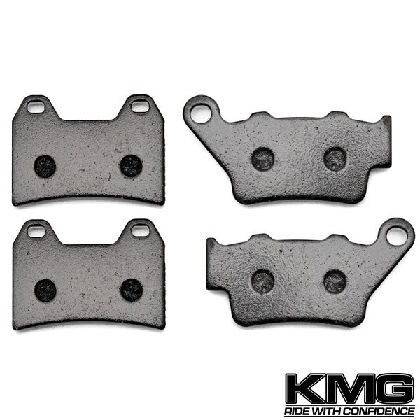2000 Husqvarna LT 610 Front + Rear Non-Metallic Organic NAO Brake Pads