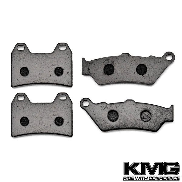 1998-2003 Victory V92C Front + Rear Non-Metallic Organic NAO Brake Pads