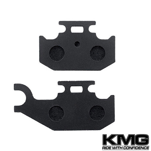 2000-2001 Yamaha YFM 400 Kodiak 2WD Rear Non-Metallic Organic NAO Disc Brake Pads Set