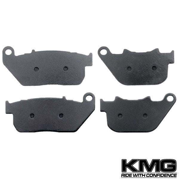 2004-2008 Harley XL 883 Sportster Standard Front + Rear Non-Metallic Organic NAO Brake Pads Set