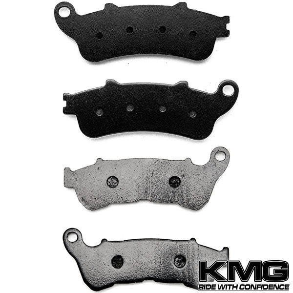 2010-2011 Honda VT 1300 CXAA Fury (ABS Model) Front + Rear Non-Metallic Organic NAO Brake Pads