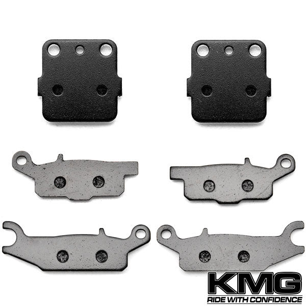 2008 Yamaha YFM 250 Special Edition Front + Rear Non-Metallic Organic NAO Brake Pads