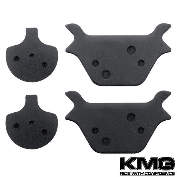 1987-1999 Harley Davidson Sportster Front + Rear Non-Metallic Organic NAO Brake Pads Set